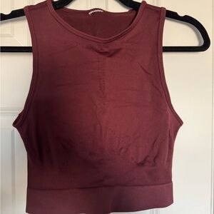 Women's Gymshark Burgundy Top